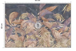 Fototapeta TROPIKALNE Rośliny Styl Vintage 90x60cm
