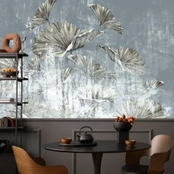 Fototapeta Złote Liście Mural W Stylu Vintage 90x60cm