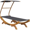 Hamak Antracyt 100 x 190 x 134 cm Drewno vidaXL