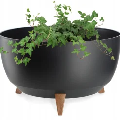 Kadax Doniczka Donica 47cm Wkład Osłonka Czarna