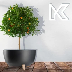 Kadax Doniczka Donica 47cm Wkład Osłonka Czarna