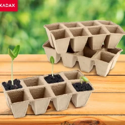 KADAX Doniczki Torfowe Na Rozsady Sadzonki 3x8szt.