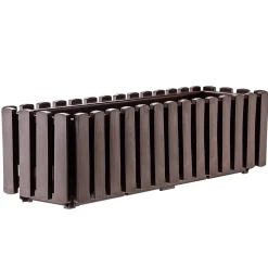 Kadax Skrzynka Balkonowa 58cm Donica Brąz Kwiaty