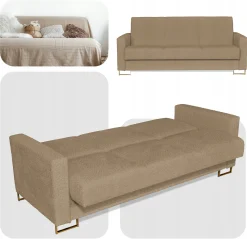 Kanapa sofa Marcello rozkładana wersalka spania bonell łóżko Family Meble