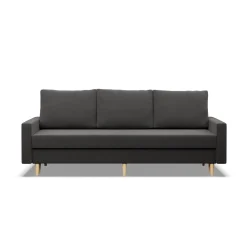 Kanapa, sofa rozkładana z funkcją spania bonell szara