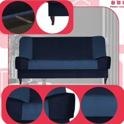 Kanapa sofa Sara Duo rozkładana wersalka spania Family meble