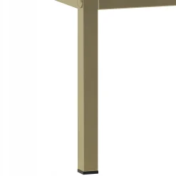 Kaszmirowa ryflowana szafka z umywalką i blatem 60 cm ASPEN-09 złote nóżki