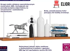 Klasyczna półka na książki olcha - Sarren