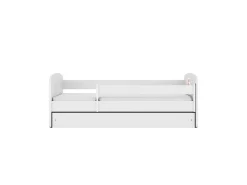 Łóżko Babydreams białe Sen z szufladą materac piankowy 180x80