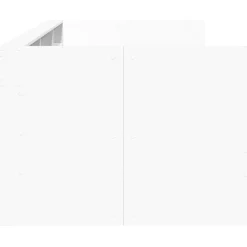 Łóżko Białe z Szufladami Rama Łóżka Ze Stelażem Pokój Sypialnia 75x190 cm