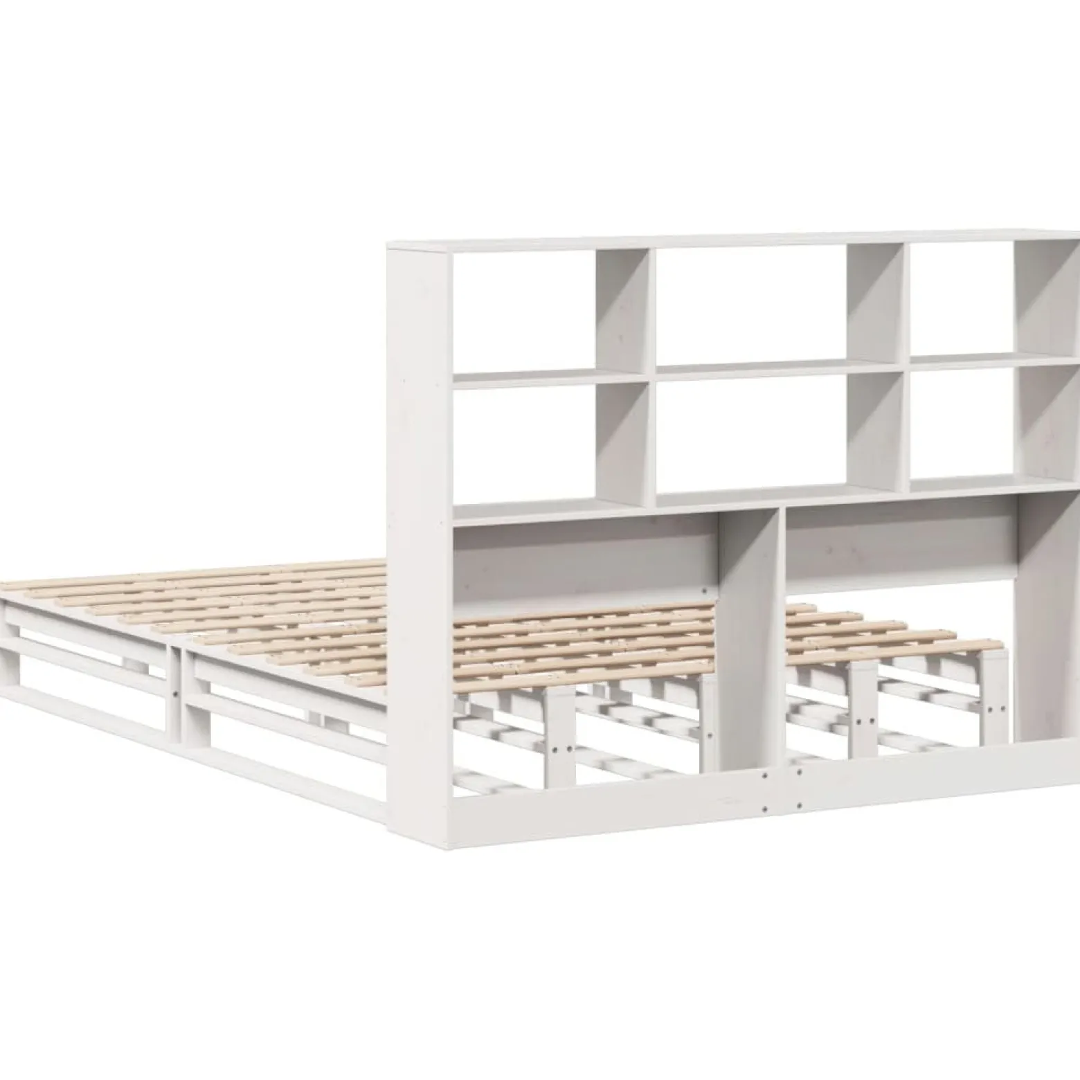 Łóżko Drewniane Rama Łóżka Sofa Biała Do Sypialni Pokoju 160x200 cm