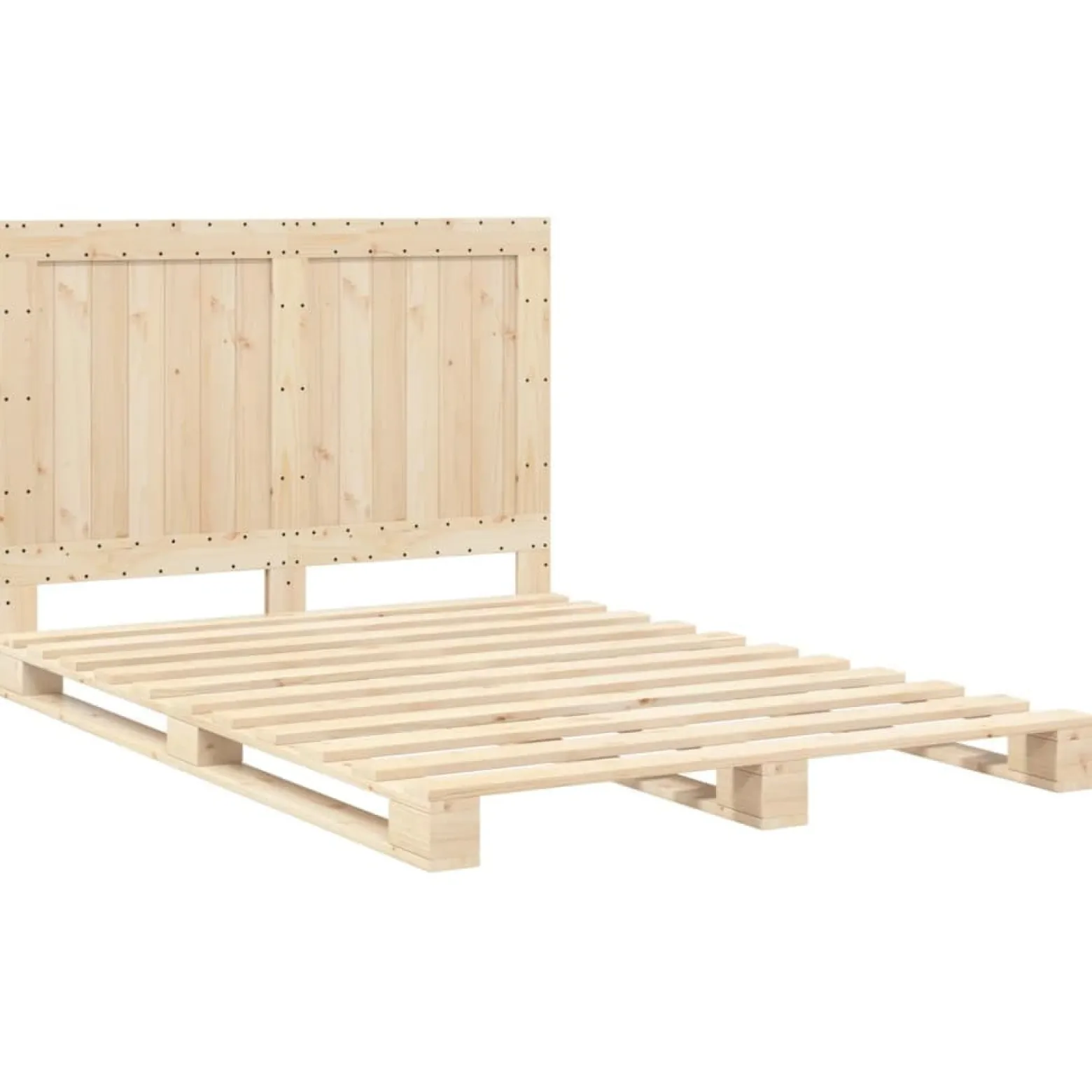 Łóżko Drewniane Rama Łóżka Sofa Brązowe Do Sypialni Pokoju 140x200 cm