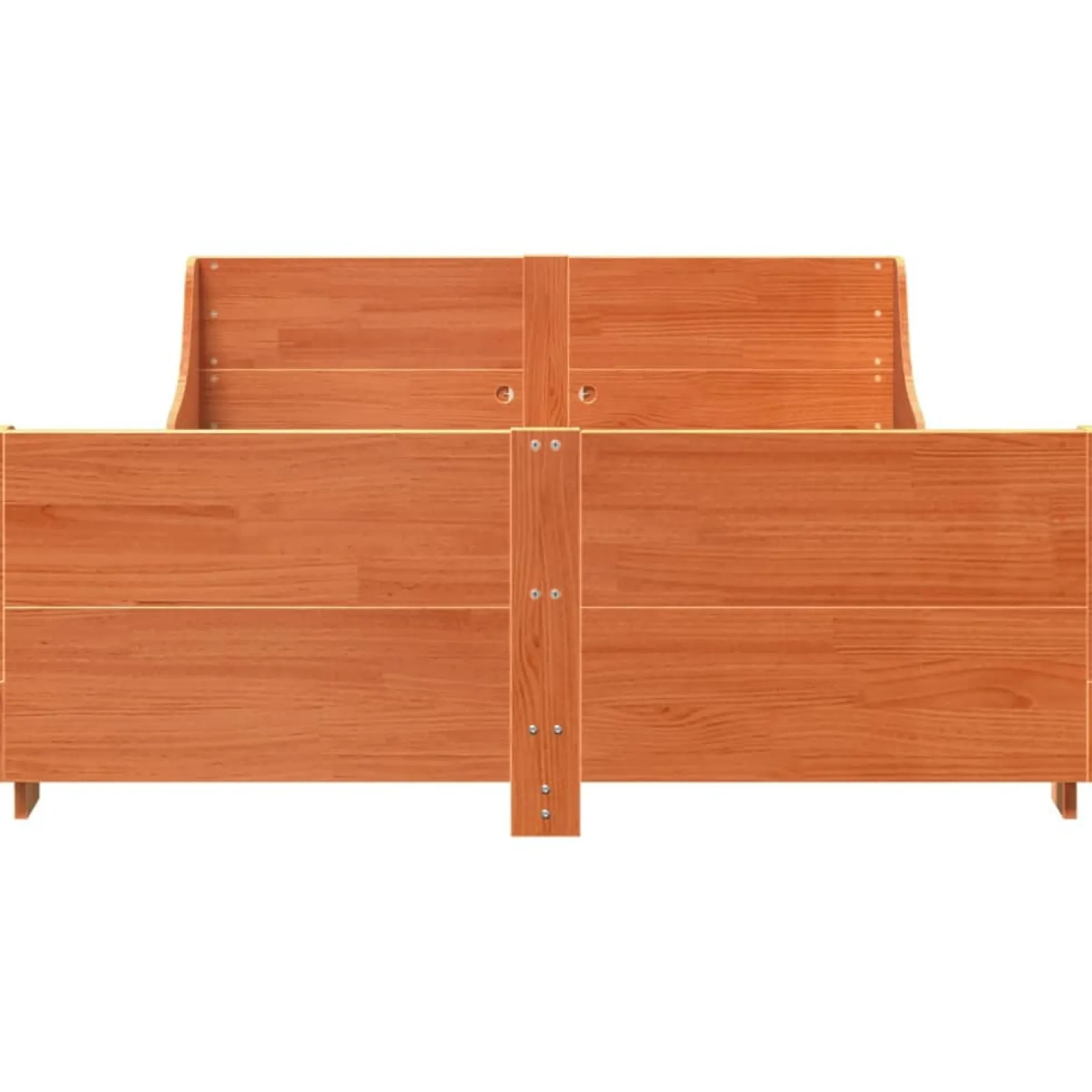 Łóżko Drewniane Rama Łóżka Sofa Brązowe Do Sypialni Pokoju 120x190 cm