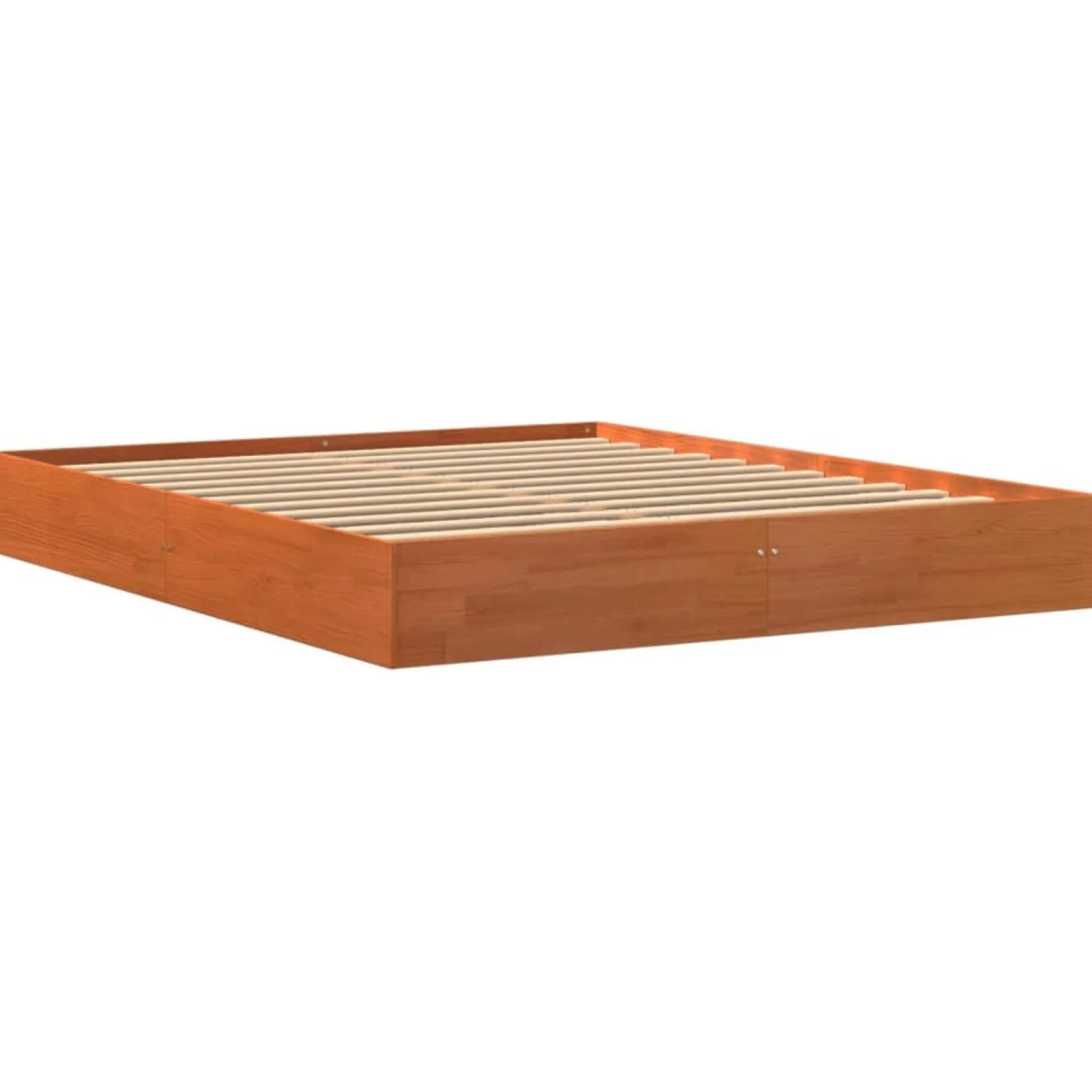 Łóżko Drewniane Rama Łóżka Sofa Brązowe Do Sypialni Pokoju 160x200 cm