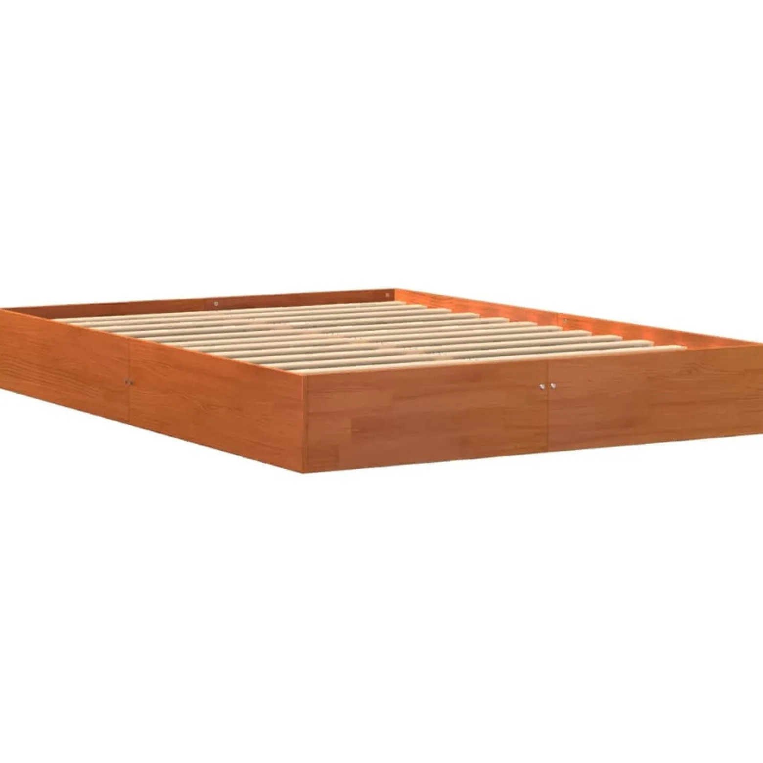 Łóżko Drewniane Rama Łóżka Sofa Brązowe Do Sypialni Pokoju 120x200 cm