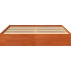 Łóżko Drewniane Rama Łóżka Sofa Brązowe Do Sypialni Pokoju 120x200 cm