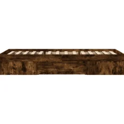 Łóżko Drewniane Rama Łóżka Sofa Brązowe Do Sypialni Pokoju 90x200 cm