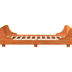 Łóżko Drewniane Rama Łóżka Sofa Brązowe Do Sypialni Pokoju 90x190 cm