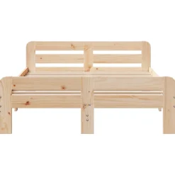 Łóżko Drewniane Rama Łóżka Sofa Brązowe Do Sypialni Pokoju 200x200 cm