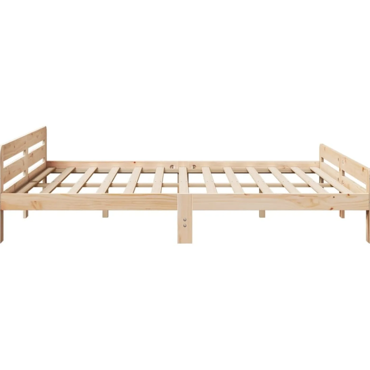 Łóżko Drewniane Rama Łóżka Sofa Brązowe Do Sypialni Pokoju 200x200 cm