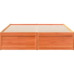 Łóżko Drewniane Rama Łóżka Sofa Brązowe Do Sypialni Pokoju 160x200 cm