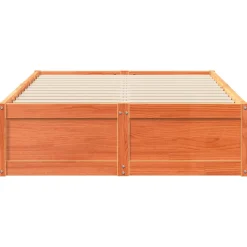 Łóżko Drewniane Rama Łóżka Sofa Brązowe Do Sypialni Pokoju 120x200 cm