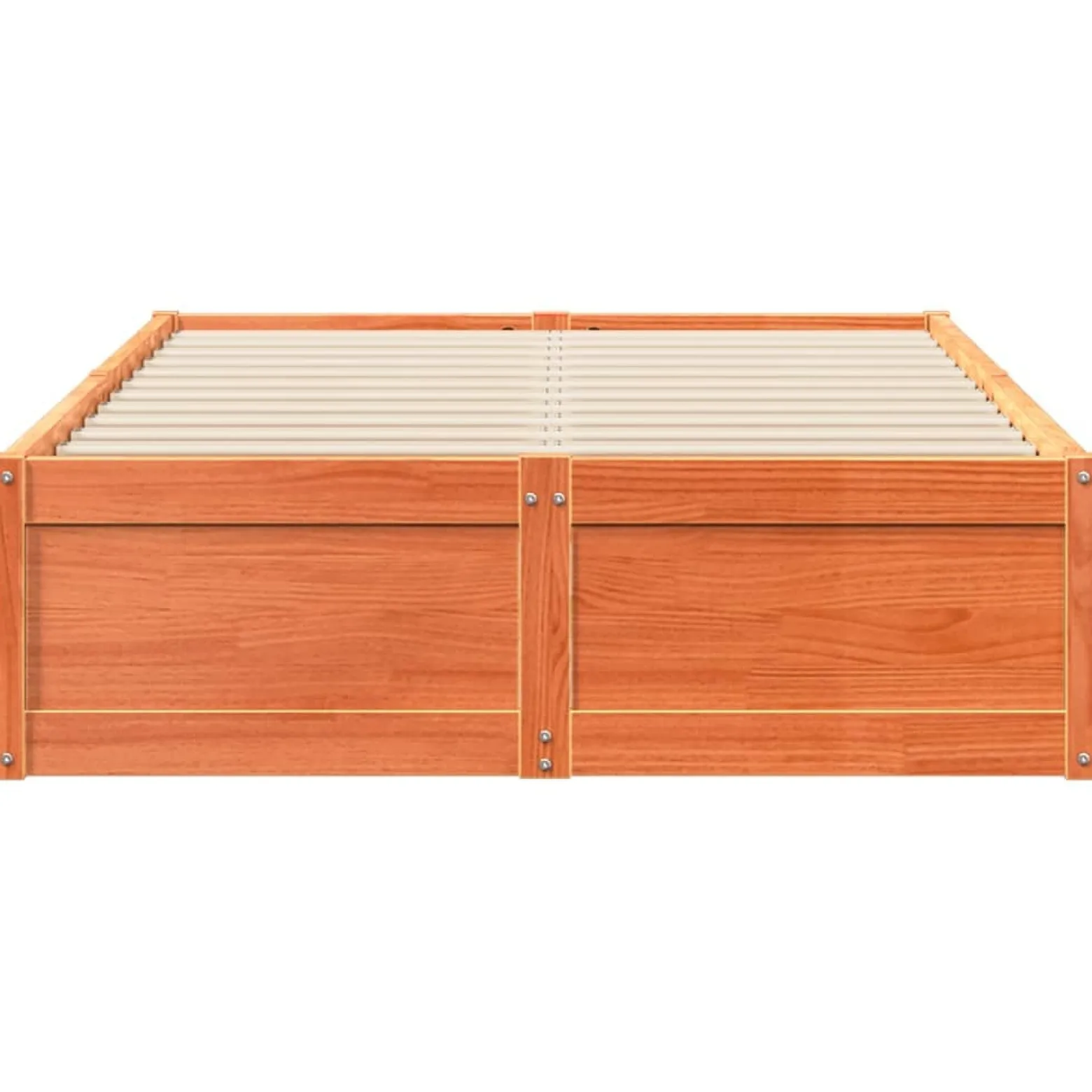 Łóżko Drewniane Rama Łóżka Sofa Brązowe Do Sypialni Pokoju 120x200 cm
