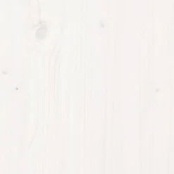 Łóżko Drewniane z Regałem Rama Łóżka Ze Stelażem Biała 100 x 200 cm