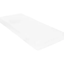 Łóżko dzienne z materacem 90x200 cm białe drewno sosnowe