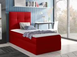 Łóżko kontynentalne Mini 2 90x200, Strona: Lewa