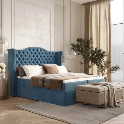 Łóżko kontynentalne WINDSOR 160x200 z pojemnikiem TNW