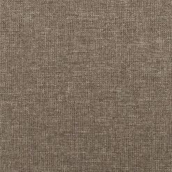 Łóżko kontynentalne z materacem taupe 120x190 cm tkanina