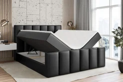 Łóżko kontynentalne z pojemnikiem BOXI1-Z - 120 x 200 cm