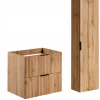 KOMLET Mebli do Łazienki ADEL OAK szafka 60 cm + słupek