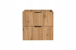 KOMLET Mebli do Łazienki ADEL OAK szafka 60 cm + słupek