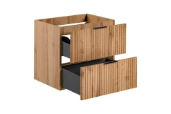 KOMLET Mebli do Łazienki ADEL OAK szafka 60 cm + słupek