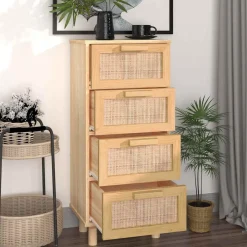 Komoda Brąz Drewno sosnowe vidaXL