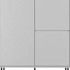 Komoda 102 cm do salonu MIVIO dwudrzwiowa biała