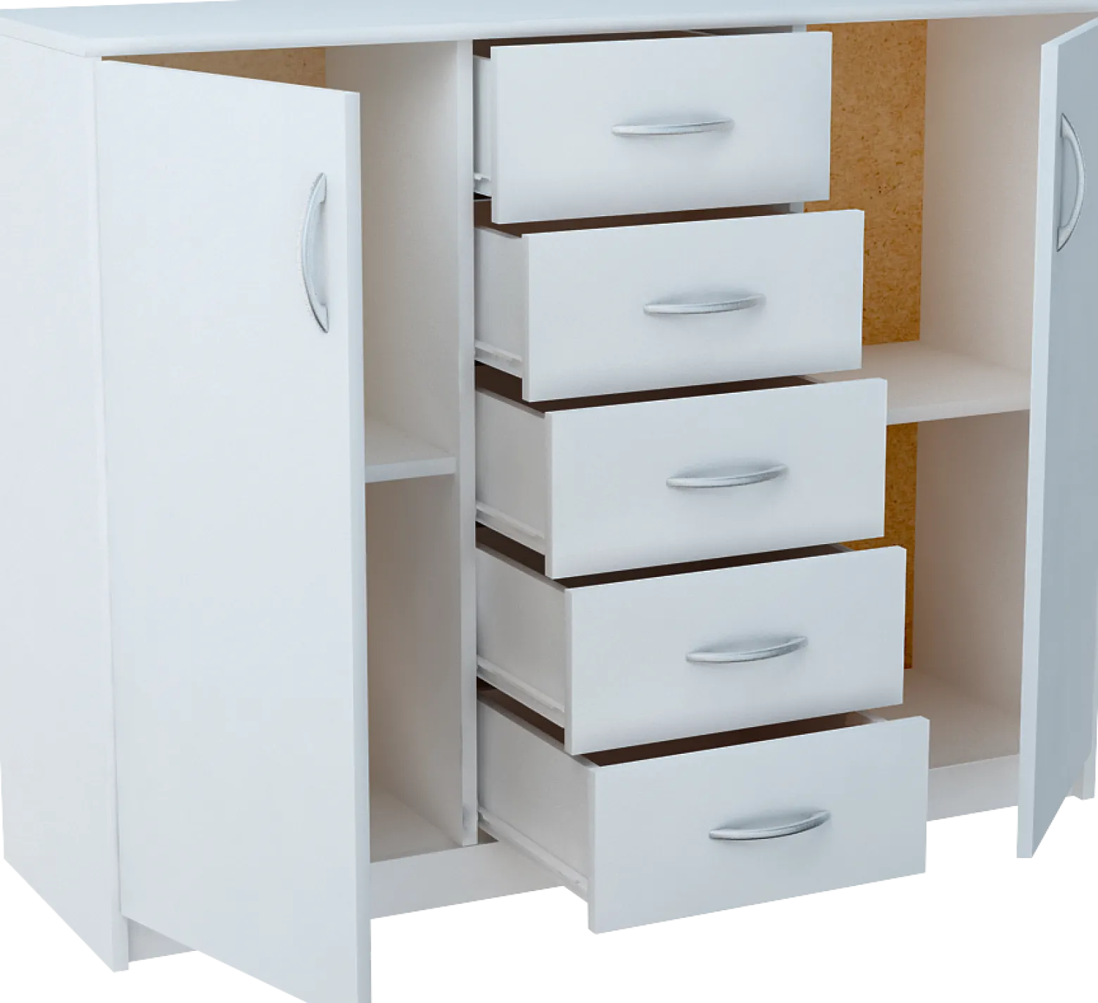 Komoda K019 Biały 85x110x35 cm Bestseller