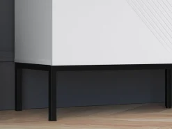 Komoda KLARA 110 2D biały mat z podstawą