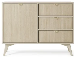 Komoda Lugano Wood 3 szuflady, 1 szafka