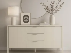 Komoda MALUBA 153 cm kaszmir z wzorem JODEŁKI