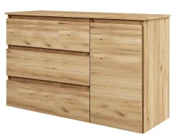Komoda Megan 120 K5 Dąb Craft Złoty 120X45X75 Cm