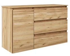 Komoda Megan 120 K5 Dąb Craft Złoty 120X45X75 Cm