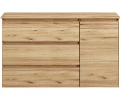 Komoda Megan 120 K5 Dąb Craft Złoty 120X45X75 Cm