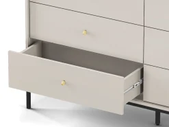 Komoda MONO MKS 154 z czarną ramą