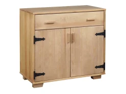Komoda Natural wood II 90 cm z drewna litego, kolor dębowy