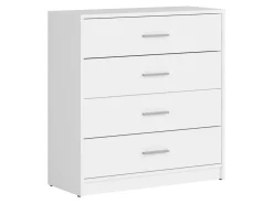 Komoda Nepo Plus 80 cm z 4 szufladami biały