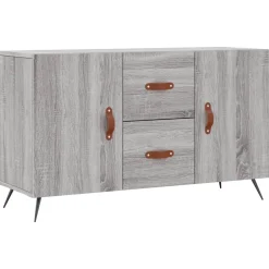 Komoda Szafka Stolik Półki Do Salonu Pokoju Szary Mat 100x36x60 cm