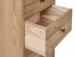 Komoda szafka 5 szuflad jasne drewno